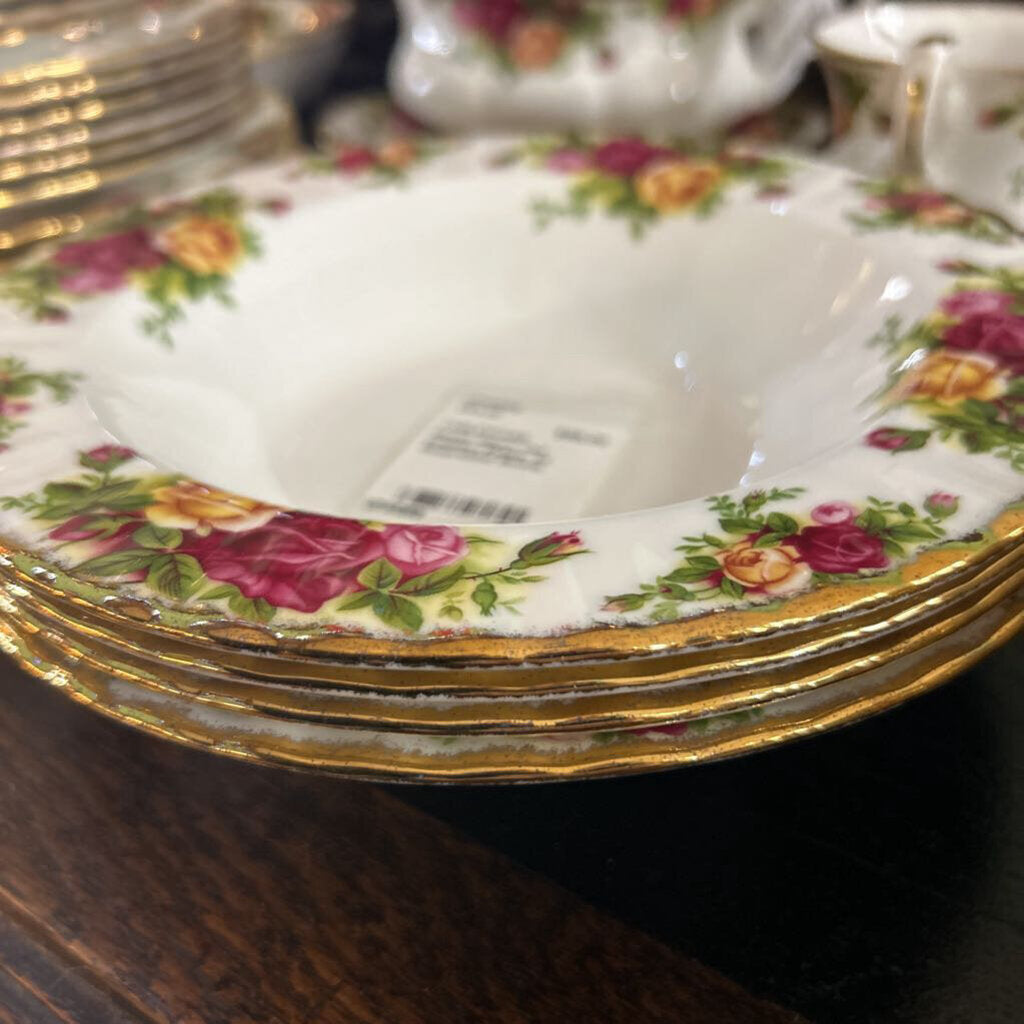 Royal Albert, Old Country Roses, x4 Soup/salad Bowls.