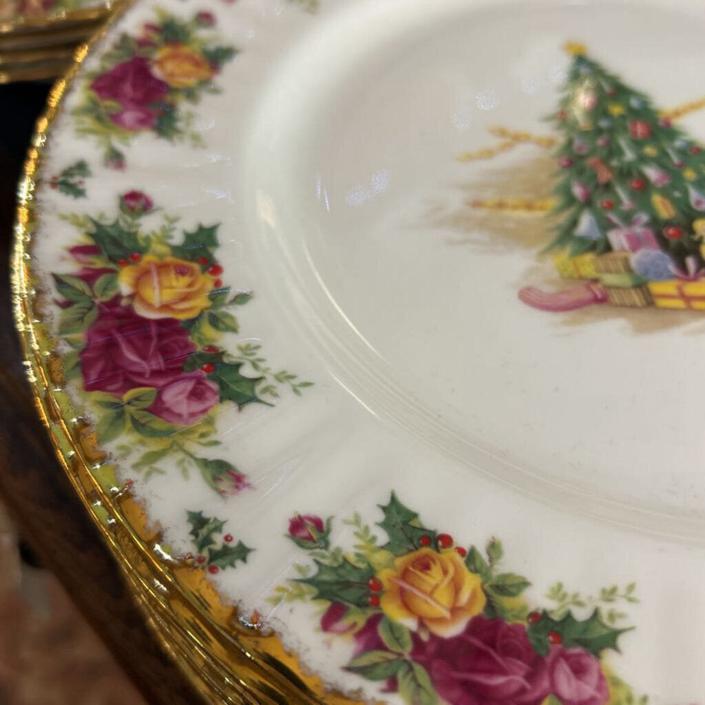 Royal Albert, Old Country Roses, Christmas Tree 1990s, 10.5inch, Set 10.