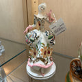 Japanese 1950-60s, Porcelain Colourful Figurines, Man/Woman.
