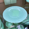 McKee Glass Company Laurel Jadeite Scalloped 6" Bread & Butter Plate Single c.1930s **URANIUM**