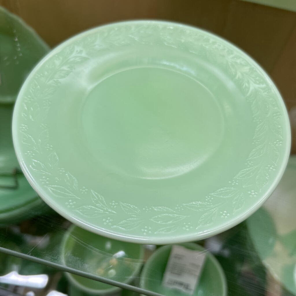 McKee Glass Company Laurel Jadeite 6" Bread & Butter Plate Single c.1930s **URANIUM**