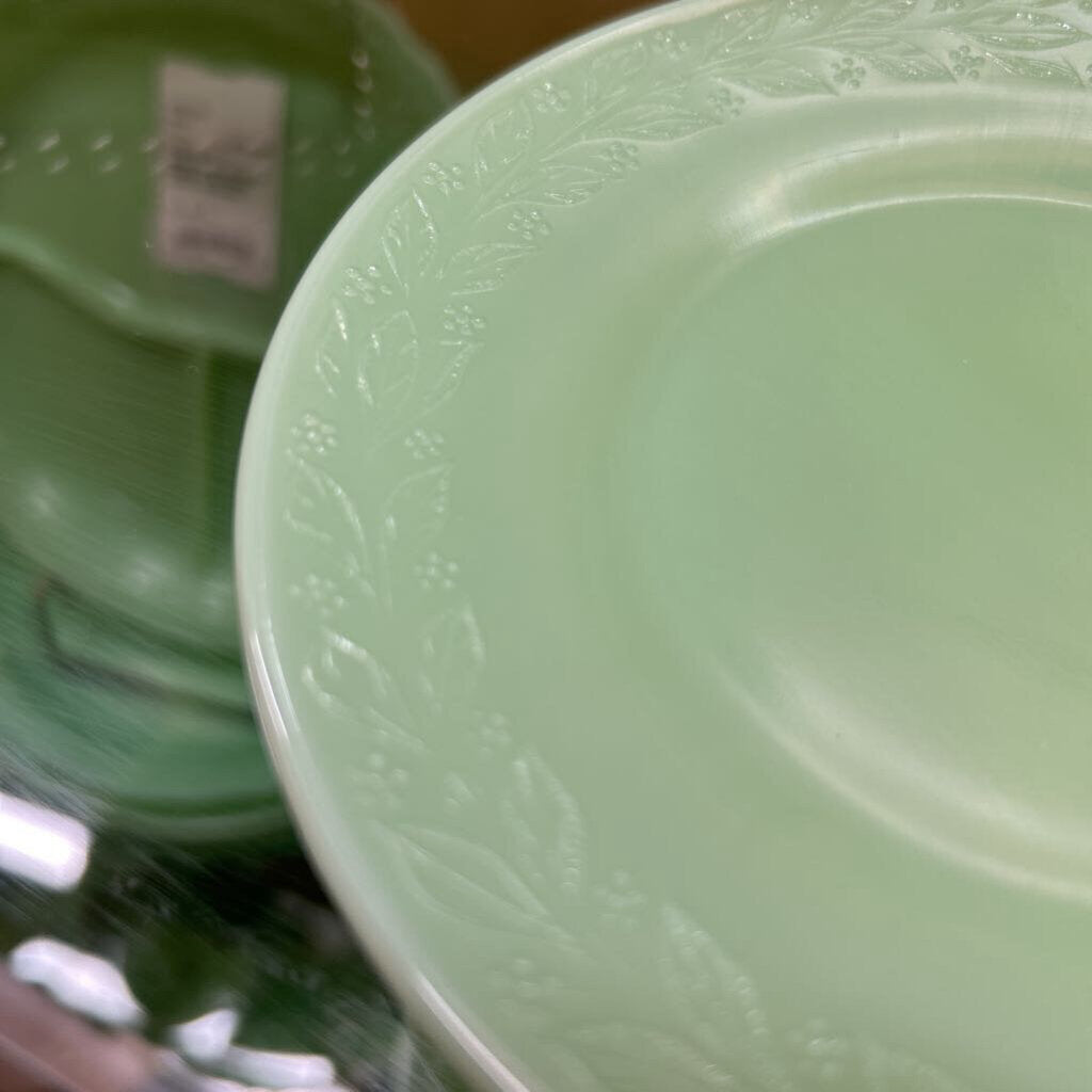 McKee Glass Company Laurel Jadeite 6" Bread & Butter Plate Single c.1930s **URANIUM**