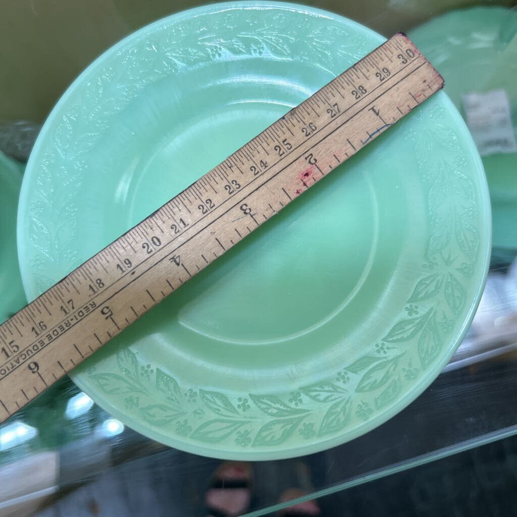 McKee Glass Company Laurel Jadeite 6" Bread & Butter Plate Single c.1930s **URANIUM**
