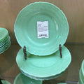 McKee Glass Company Laurel Jadeite 7.5" Salad Plate Set of 6 c.1930s **URANIUM**