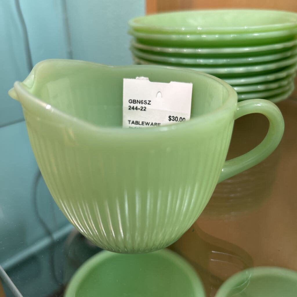 Fire-King Jadeite "Jane Ray" Creamer
