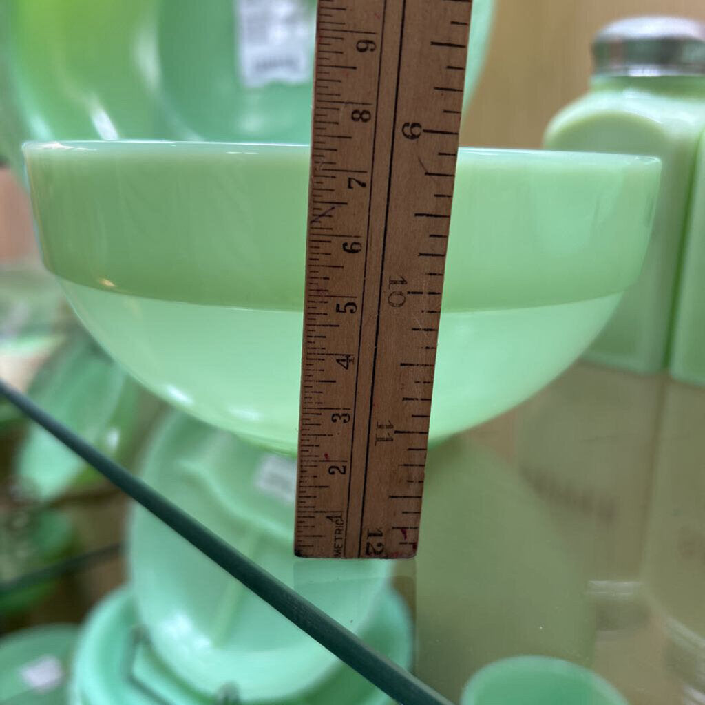 Fire-King Jadeite Green Colonial 6'' Bowl 1940s-50s