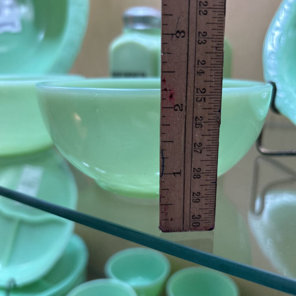 Oven Fire King Ware 5” Jadeite Bowl, Set 2. 1960-69