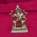Gilt Metal Figurine/ Home Idol of Ganesha
