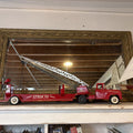 Vintage Structo "SFD" Pressed Steel Hook & Ladder Fire Truck; circa 1950-60