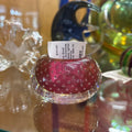 Small Murano Glass Archimede Seguso sommerso lighter base with bullicante decoration; circa 1960-70