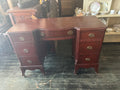 Crescent Furniture Mahogany Vanity with Mirror; circa 1930-40