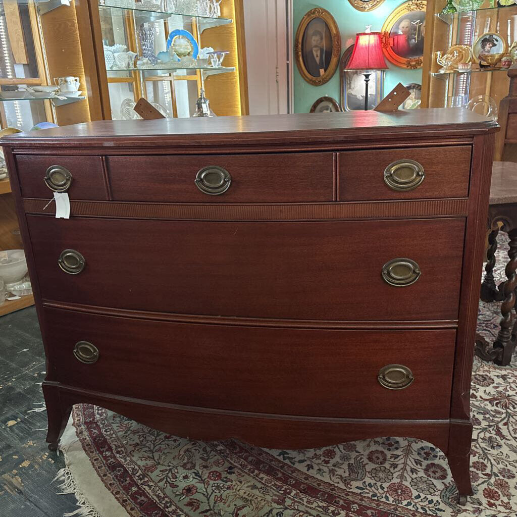 Crescent Furniture Federal Revival Mahogany Dresser with mirror; circa 1930-40