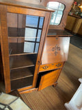 Oak Side by Side Secretary/ Curio