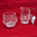 Waterford Crystal Creamer & Sugar Lismore Pattern.