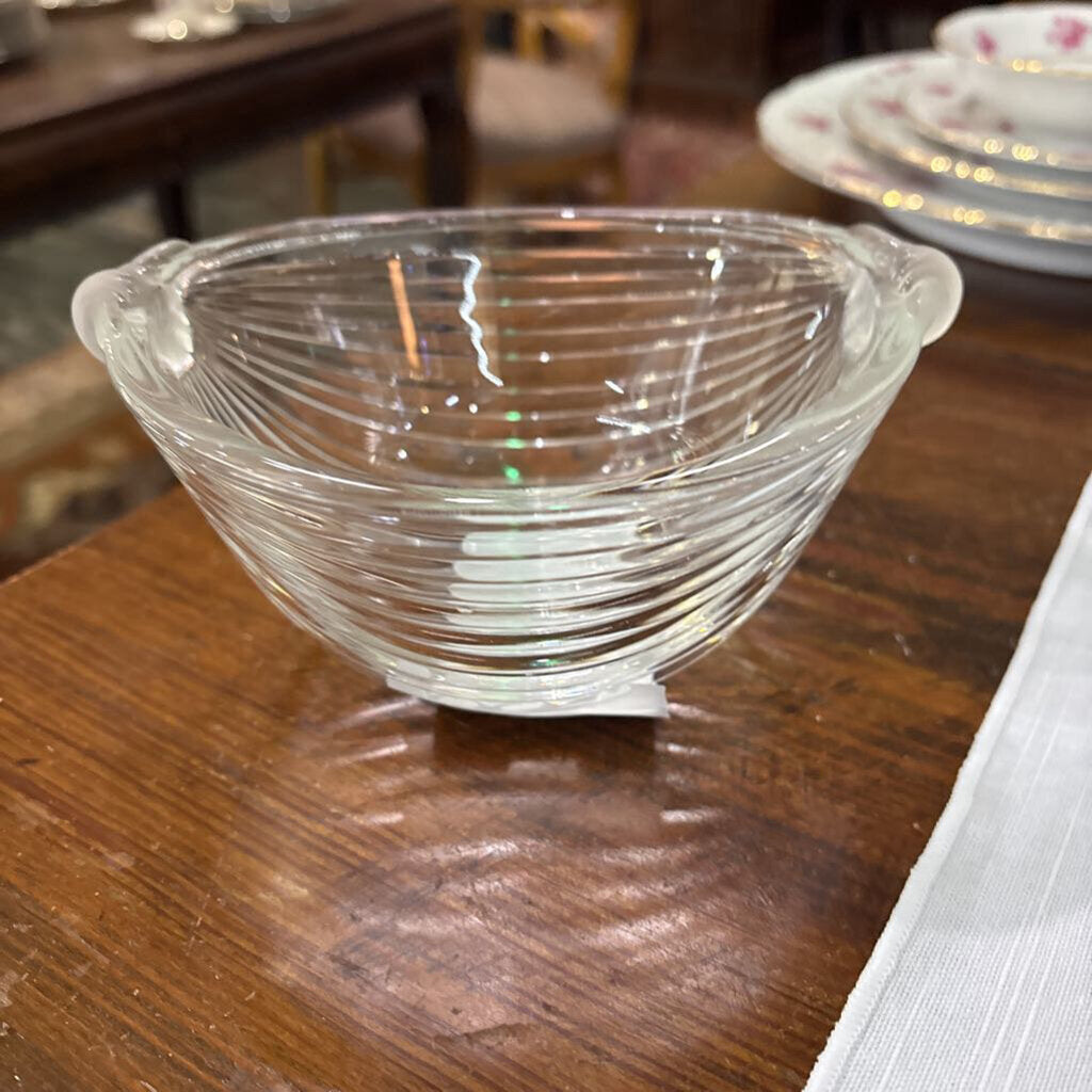 Mikasa "Neo Classic" Crystal Bowl, Walther Glas in West Germany- 1980s