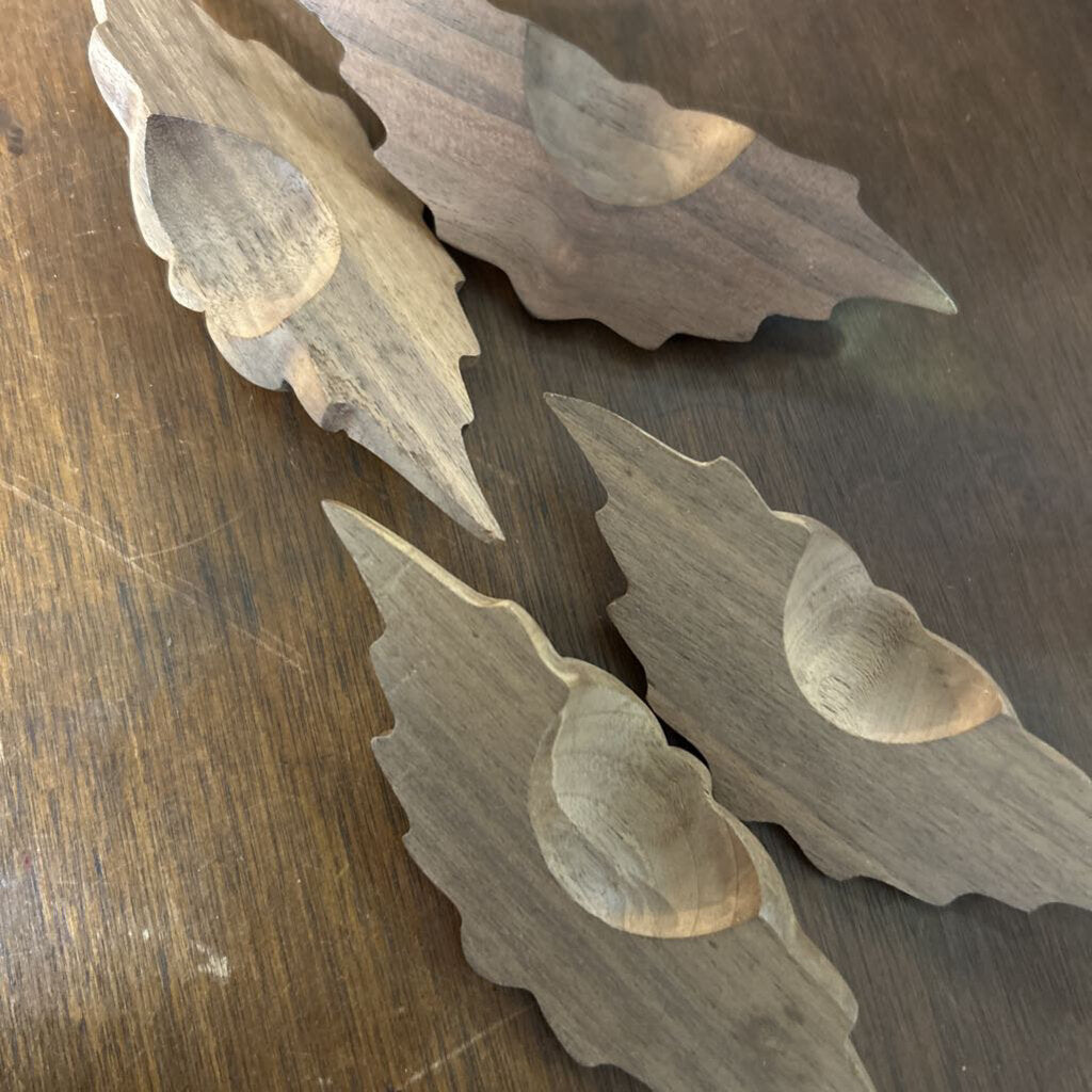 Vtg Eastlake "Fruit and Nut" Carved Wood Drawer Pulls.