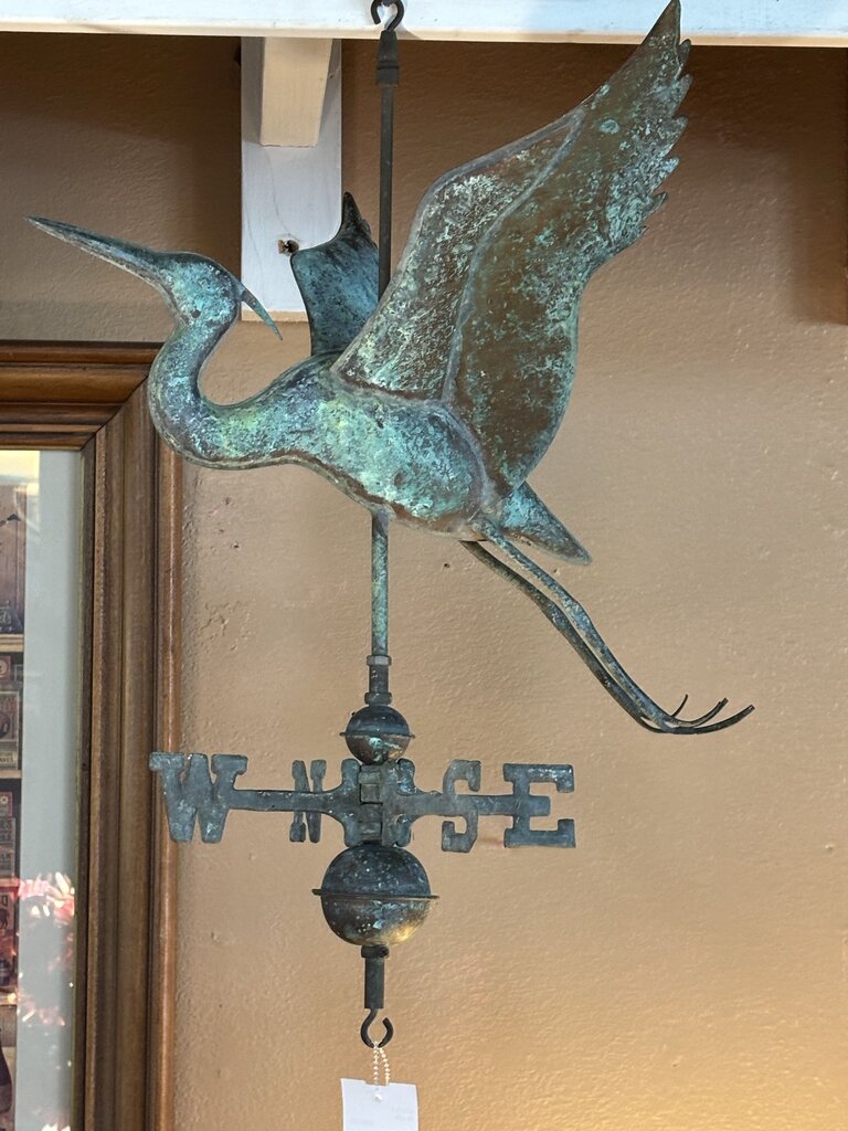 Hand-Crafted HERON Weather vane