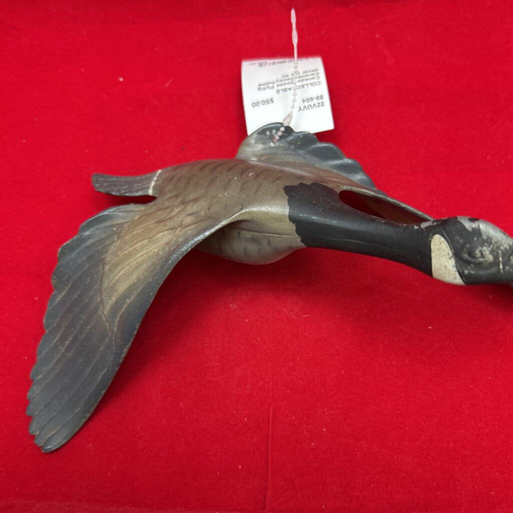 Canada Goose Flying Ceramic Decoy/home decor (as is)