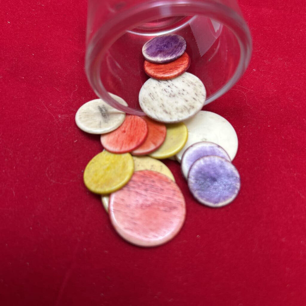 Tiddlywinks- Made from Bone.