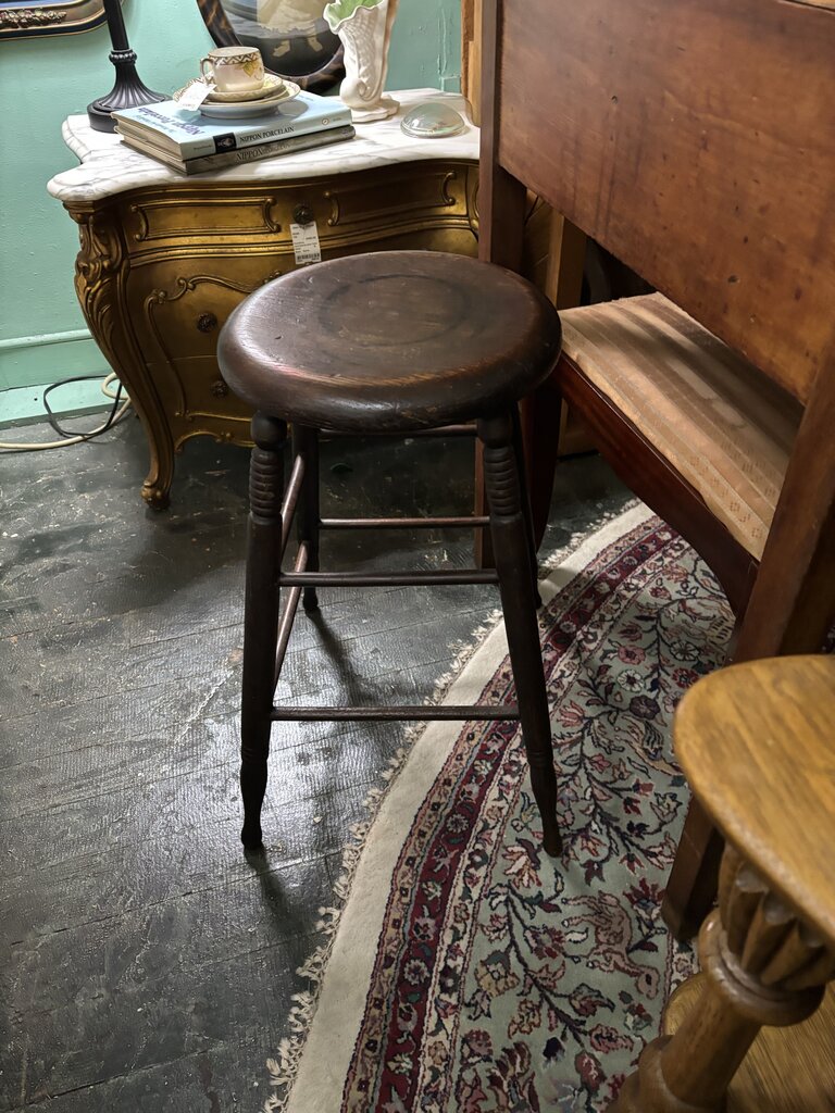 Late Victorian Shop Stool; Circa 1890-1910