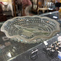 Anchor Hocking Moonstone Divided Glass Dish 7.5inch