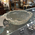 Anchor Hocking Moonstone Ruffle Edge Bowl with Handle 6.5''.