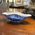 Antique Warwick China Co, Celery Dish, 8'' "Pansy Pattern"
