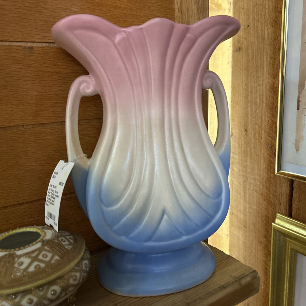 Hull Pottery "Mardi Gras" Double Handled vase c.1938-1946 (condition as is)
