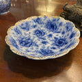 Antique Warwick China Co, "Pansy" Pattern, Serving Bowl 10'' c.1890s
