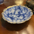 Antique Warwick China Co, 'cracked ice" c.1890s *as is* Serving Bowl 10''