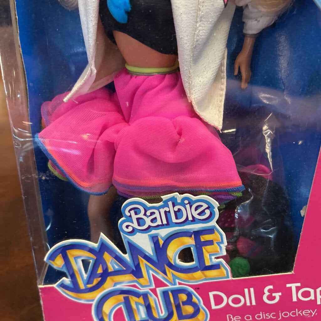 1989 Mattel Barbie Dance Club/Tape Cassette #4917 Original Box (sealed)