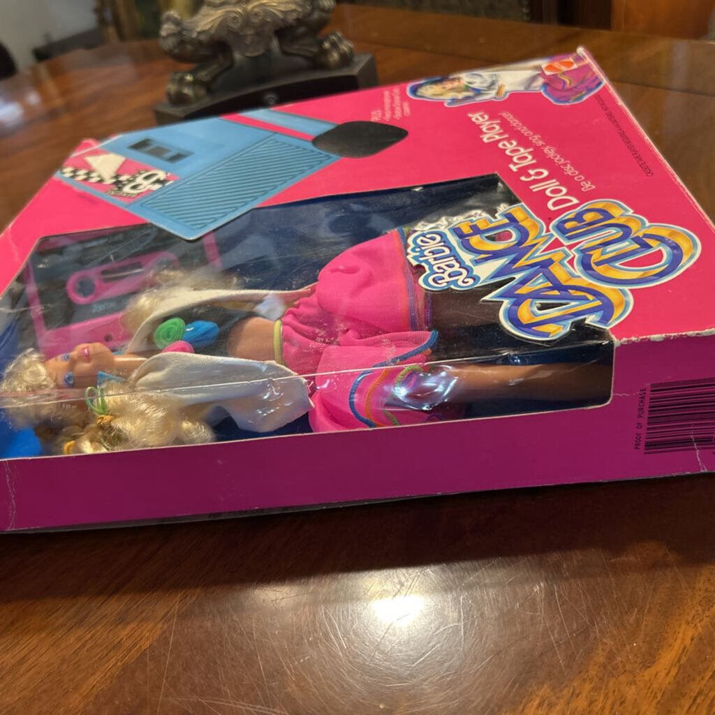 1989 Mattel Barbie Dance Club/Tape Cassette #4917 Original Box (sealed)
