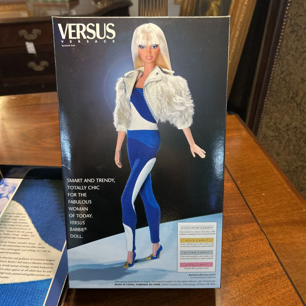 Mattel Versus Versace, Model BP767, Limited Edition Gold Label Collector Release, 2004. *NEVER PLAYED WITH* original shipping box