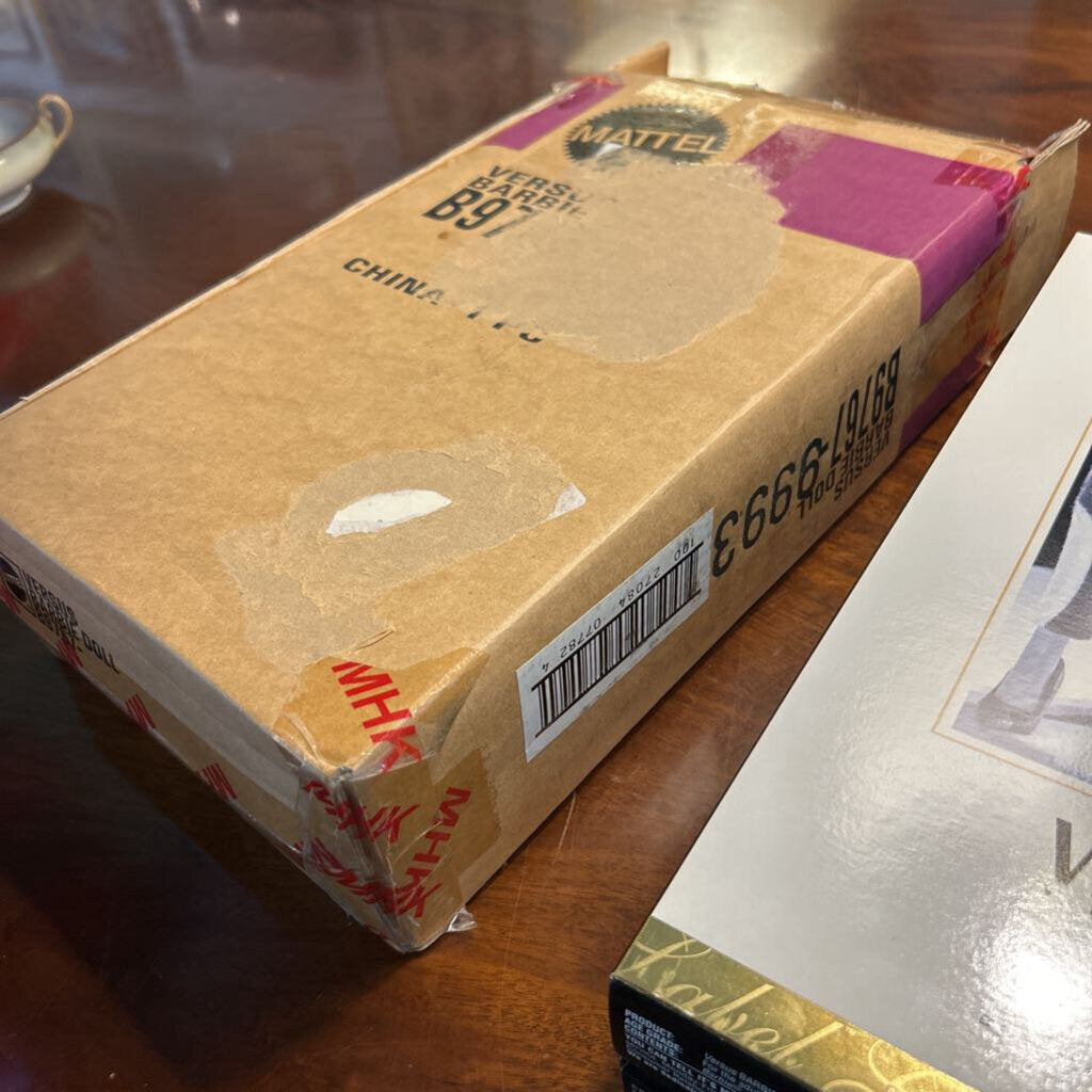 Mattel Versus Versace, Model BP767, Limited Edition Gold Label Collector Release, 2004. *NEVER PLAYED WITH* original shipping box