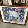 Framed 2004 Pensacola Seafood Festival Art Print.
