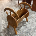 Mid Century Maple wood Magazine stand