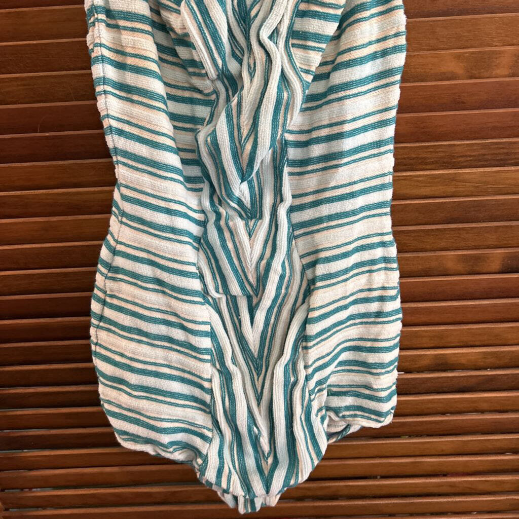Striped Chevron 1-Piece Swimsuit c.1950s