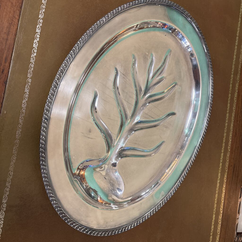 WM Rogers "Avon" pattern silverplate 18" meat platter
