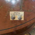 1970s Handcrafted Pewter Scallop Screwback Earrings
