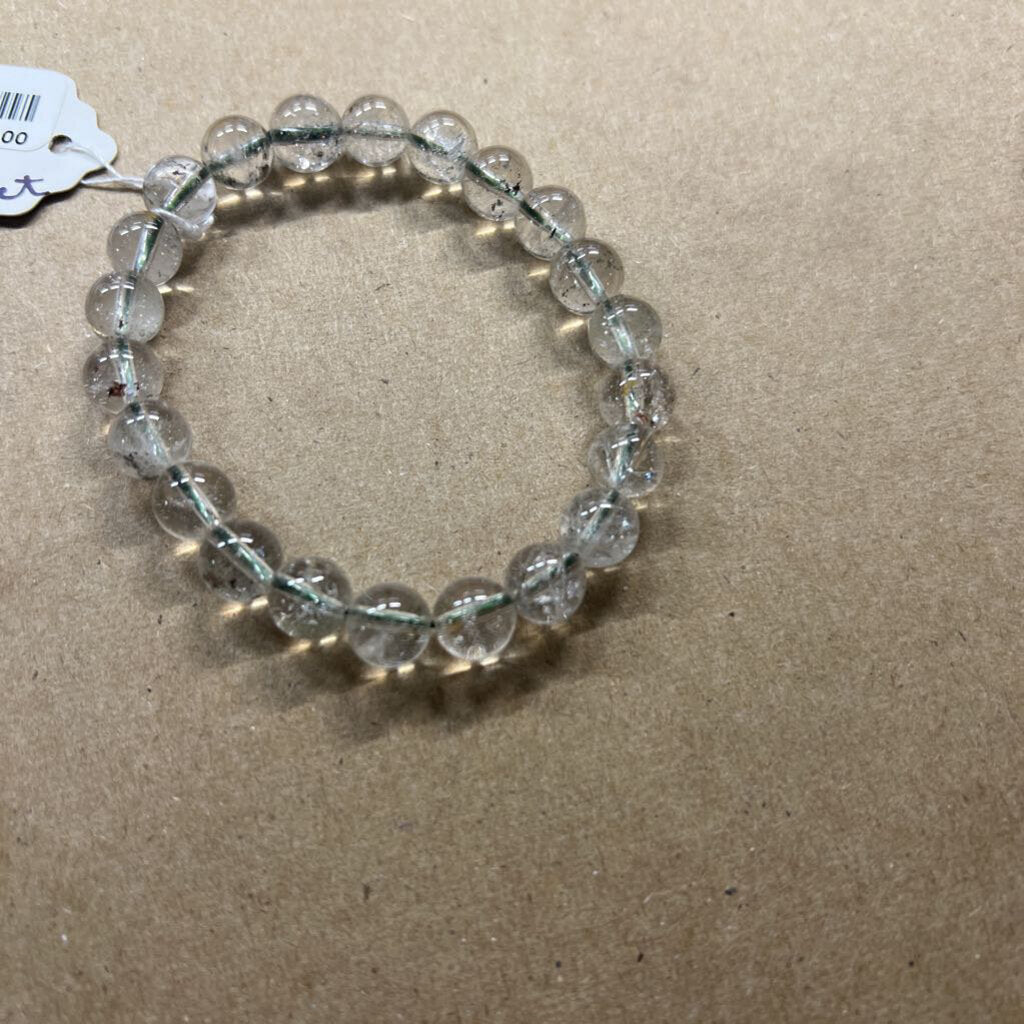 Quartz Rock Crystal stretch bracelet