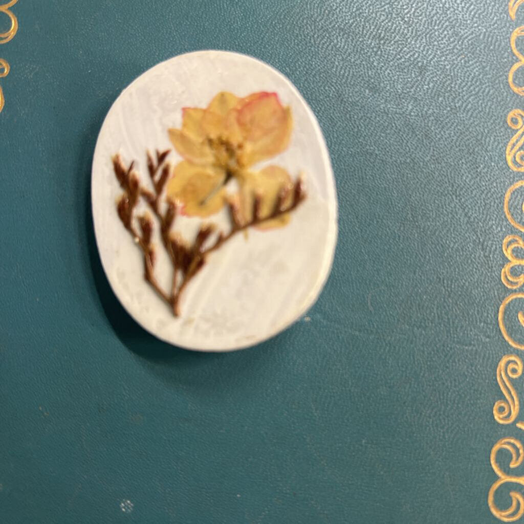 Pressed Flower Brooch