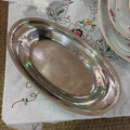 D.W. Haber & Son Silversmiths, NY Hotel plate oval serving dish/ bread bowl