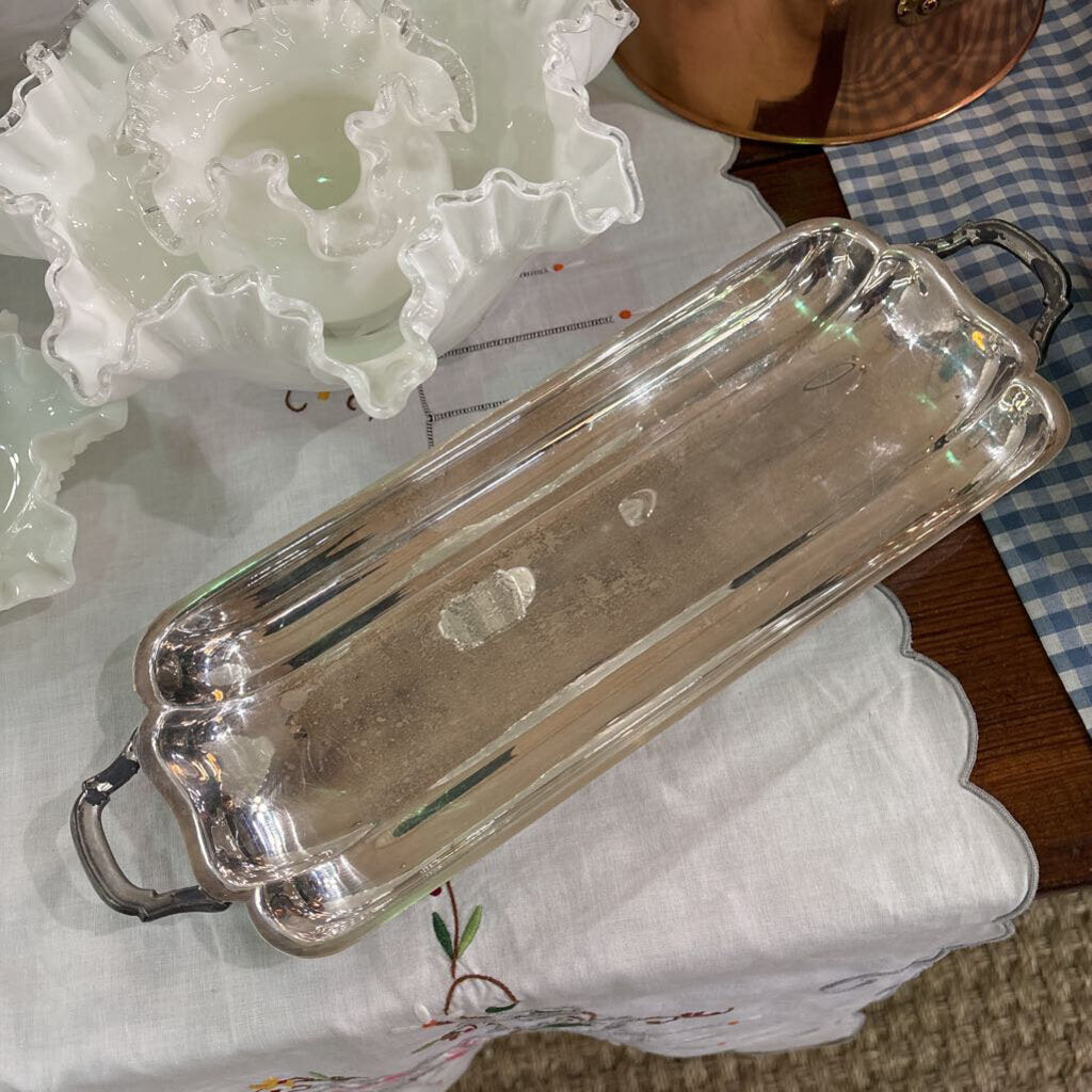 Bristol Silver EPCA silver plate Celery dish