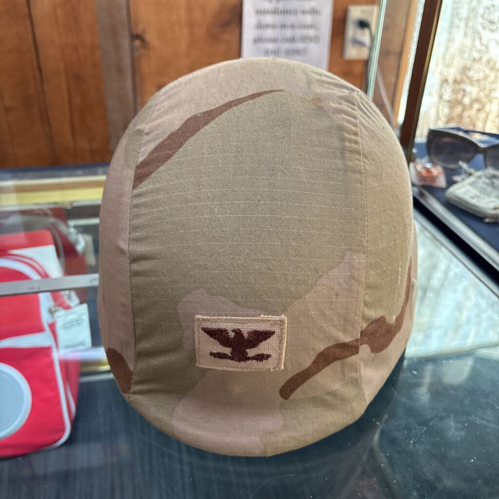 U.S. Military issue Kevlar PASGT Helmet w/ DCU cover