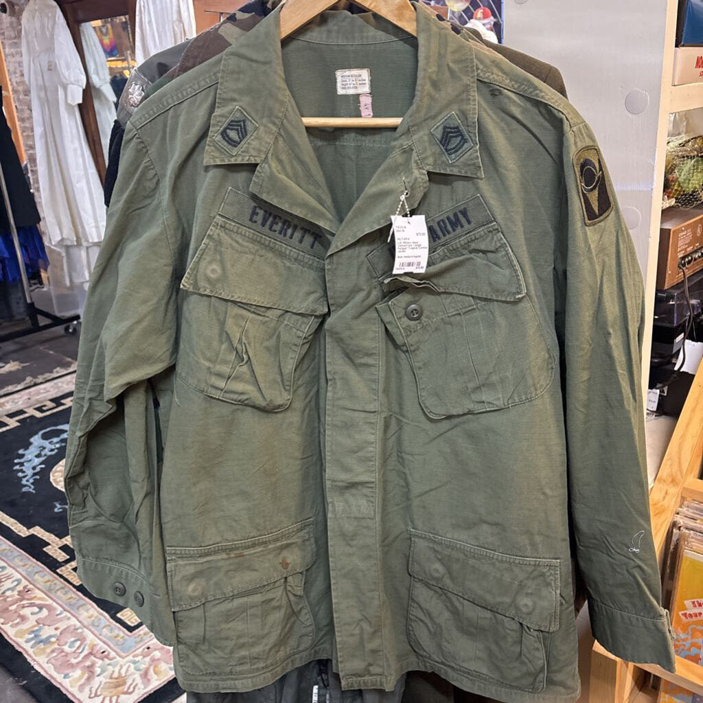 U.S. Military issue Vietnam era "Jungle Fatigue" Tropical Combat Jacket
