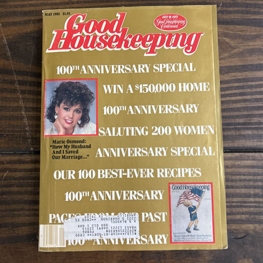 Good Housekeeping, May 1985. (as is) 100th Anniversary.