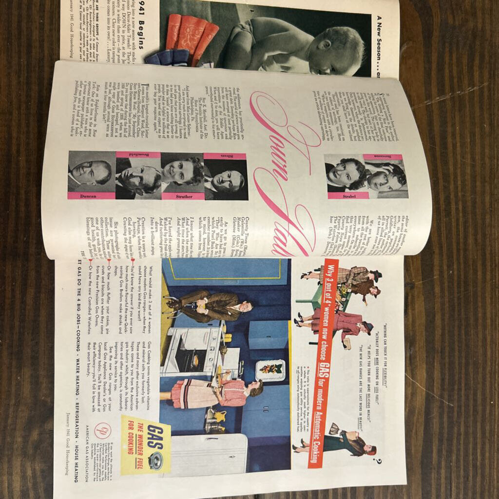 Good Housekeeping, January- Boy Reading (as is)