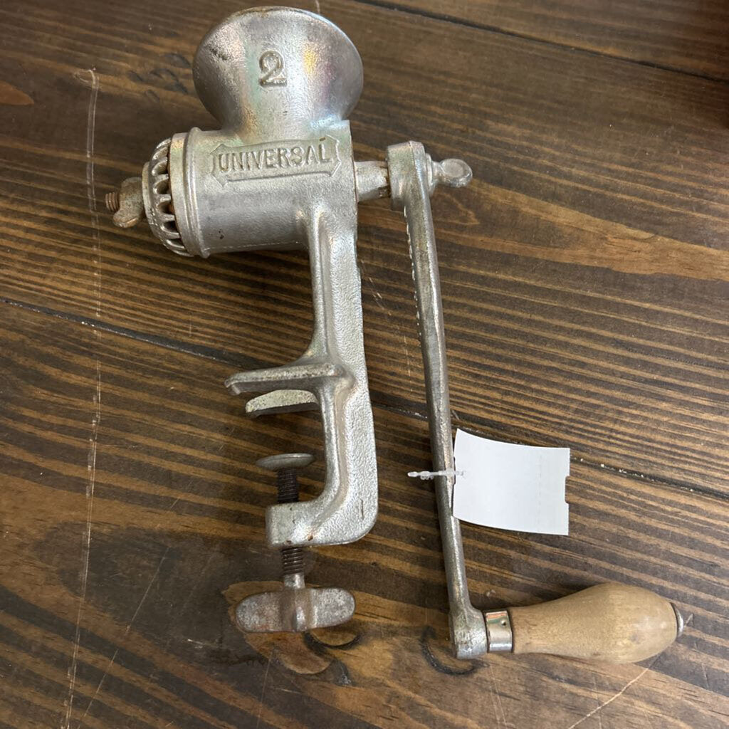 Universal No.2 Food Grinder *Bread Crumber attachment* Cast iron Hand Crank, Landers, Frary & Clark, New Britain, Connecticut.