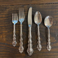 Oneida Community Plate 5pc Childs flatware set in the "Modern Baroque" pattern