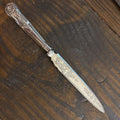 James Dixon & Sons Sterling desert knife in the "King's Pattern"